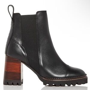 See By Chloe Black Ankle Boots